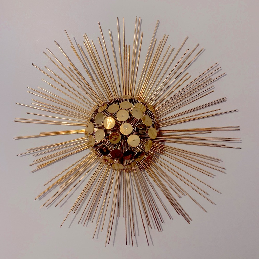 Gold wall decor